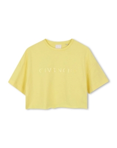 Kids футболка из органического хлопка, желтый Givenchy