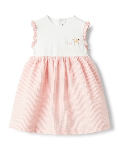 Платье с вышитым логотипом, розовый Il gufo