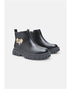 Классические ботильоны, черный Bata