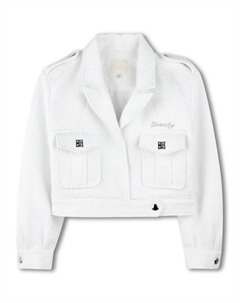 Kids куртка с логотипом, белый Givenchy