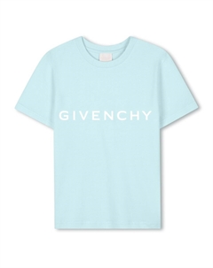 Kids футболка с логотипом, синий Givenchy