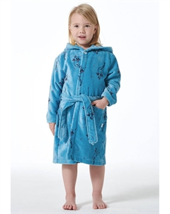 Халат, синий Schiesser