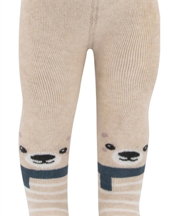 Колготки GIRL SINGLE BEAR, бежевый Ewers