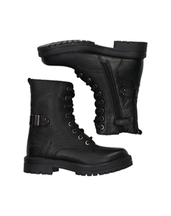 Ботильоны на шнуровке , черный Braqeez