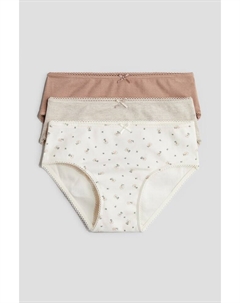 Упаковка из 3 хлопковых трусов, мультиколор H&m