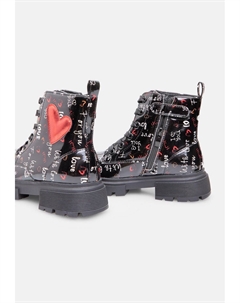 Ботильоны на шнуровке, черный Bata