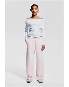 Широкие спортивные штаны, розовый H&m