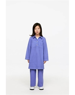 Джинсовая рубашка платье, фиолетовый Arket