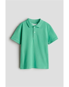 Рубашка поло из хлопкового пике, зеленый H&m