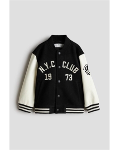 Стеганая бейсбольная куртка, мультиколор H&m