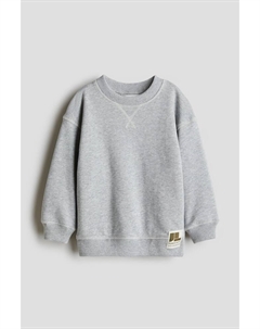 Хлопковая толстовка, серый H&m