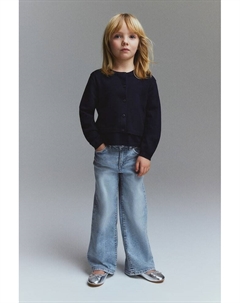 Джинсы Superstretch с широкими штанинами, голубой H&m