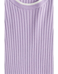 Ребристая трикотажная рубашка, фиолетовый H&m
