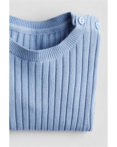 Ребристый свитер, синий H&m