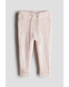 Вязаные леггинсы, розовый H&m