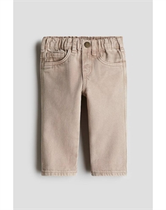 Джинсы из хлопкового денима, бежевый H&m