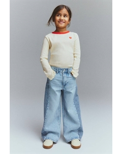 Рубашка из джерси с вышивкой, мультиколор H&m