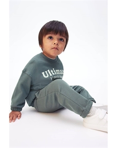 Спортивные штаны из трикотажной ткани, зеленый H&m