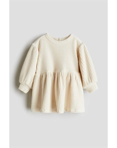 Платье из фактурного джерси, бежевый H&m