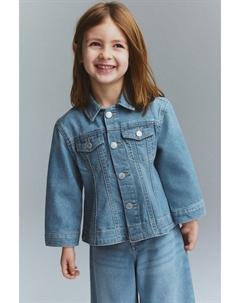 Расклешенная джинсовая куртка, синий H&m