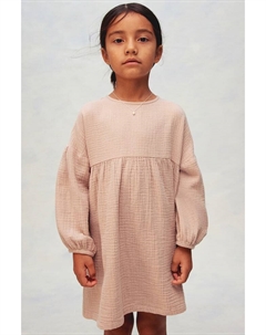 Платье из хлопкового муслина, бежевый H&m