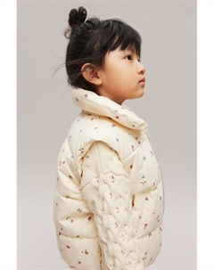 Стеганый жилет с принтом, мультиколор H&m