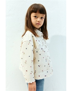 Куртка свободного кроя из хлопкового твила, мультиколор H&m