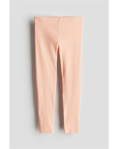 Леггинсы из ребристого джерси, оранжевый H&m