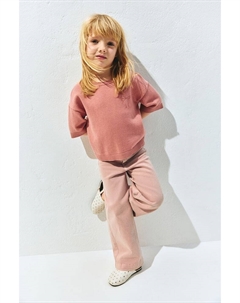 Расклешенные брюки, розовый H&m