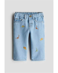 Джинсы с вышивкой, мультиколор H&m