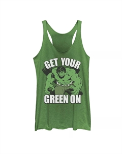 Майка с рисунком Marvel Hulk для юниоров «Get Your Green On» Licensed character