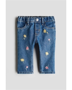 Джинсы с вышивкой, мультиколор H&m
