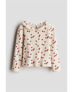 Рубашка из джерси с воротником, мультиколор H&m