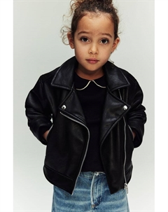 Байкерская куртка, черный H&m