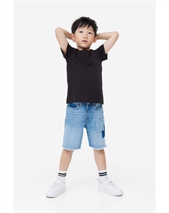 Хлопковая футболка, черный H&m