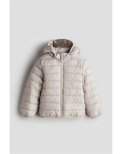 Водоотталкивающая стеганая куртка, коричневый H&m