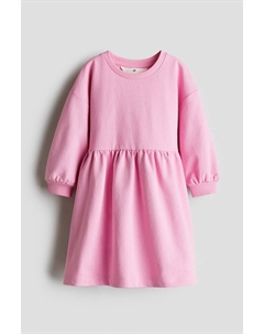 Свободное платье-свитер, розовый H&m