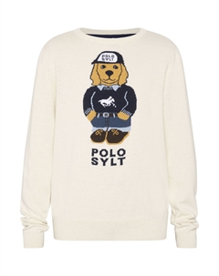 Пуловер Strick, белый Polo sylt