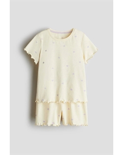 Пижама с ажурным узором, мультиколор H&m