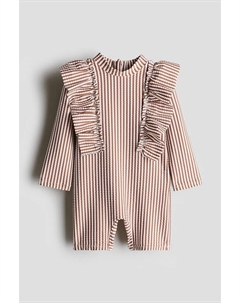 Купальник с воланами, белый H&m