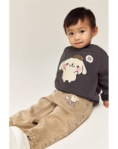 Хлопковые джинсы зауженного покроя, мультиколор H&m