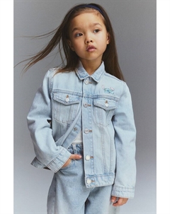 Джинсовая куртка с принтом, мультиколор H&m