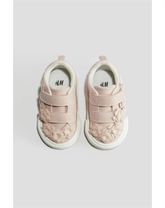 Кроссовки с цветочными аппликациями, розовый H&m