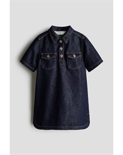 Платье-Блузка из денима, синий H&m