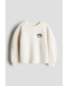 Толстовка из флиса Тедди с вышивкой, мультиколор H&m