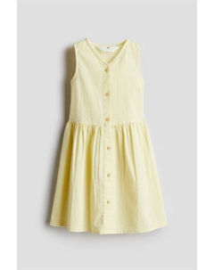 Платье из хлопка, желтый H&m