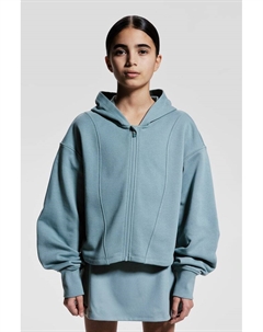 Короткая спортивная куртка с капюшоном, бирюзовый H&m