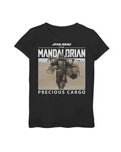 Футболка с рисунком для девочек 7–16 лет «Звездные войны: Мандалорец», глава 10, «Драгоценный груз» R1 Star wars