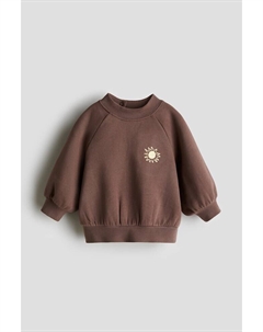 Хлопковая толстовка с вышивкой, мультиколор H&m