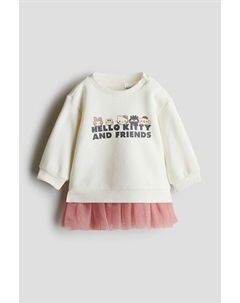 Платье-Толстовка с юбкой из тюля, мультиколор H&m